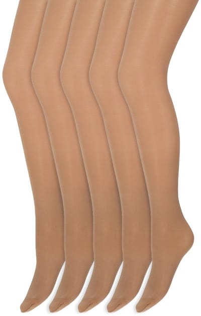 Glans panty | 35 Denier | Merk: Marianne | Maat: S t/m XXL | Kleur: Dune | 5 Paar