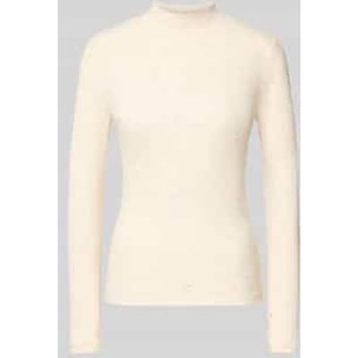 Shirt met lange mouwen en opstaande kraag, model 'Suhanna'