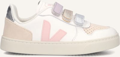 VEJA Small V10 Sneakers Meisjes - Leren Sneaker - Wit - Maat 29
