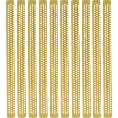 Lot de 10 pièges collecteurs de pollen en plastique pour ruches d'abeilles, équipement d'apiculture beige
