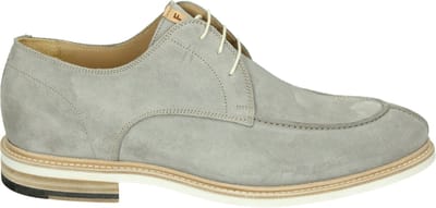 Floris van Bommel 30255-32-01 - Volwassenen Heren veterschoen - Kleur: Grijs - Maat: 42.5