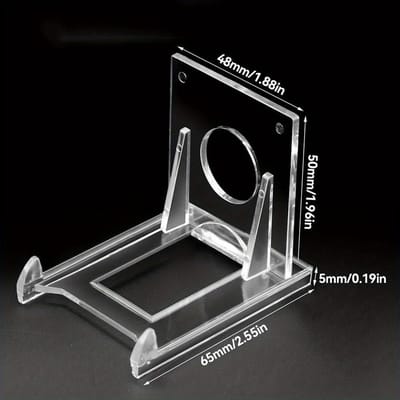 Mini Displaystandaard, transparante acryl displaystandaard, verstelbare basis, fotolijststandaard, bruiloft huisdecoratie 1pc