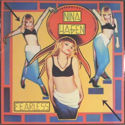 LP Plaat NINA HAGEN  Fearless BFC39214 COLUMBIA 1983 VS Rock Gebruikt gray