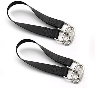 2 stuks 30 cm swing hangkit - Zware ophangbanden met karabijnhaken voor hangmat en schommelstoel