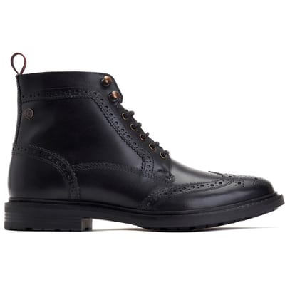 Base London DEALER Herenlaarzen Zwart