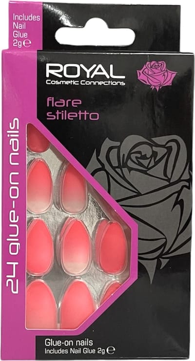Royal Flare Stiletto Nepnagels 24stuks