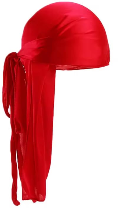 New Age Devi - Durag - Rood - Hoofddeksel - Hoofddoek - Silky durag - Wave cap - Haarnet - Haardeksel