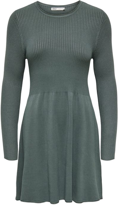 ONLY - ONLALMA L/S O-NECK DRESS KNT NOOS - Dames - Mini jurken
