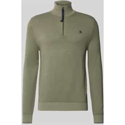 Gebreide pullover met schipperskraag