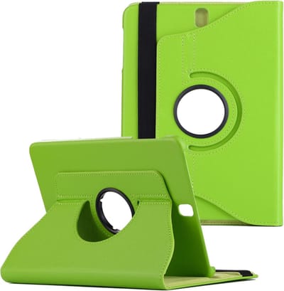 Draaibaar Hoes - Rotation Tabletcase - Multi stand Case Geschikt voor: Samsung Galaxy Tab A 9.7 inch T550 / T555 (2016) - groen