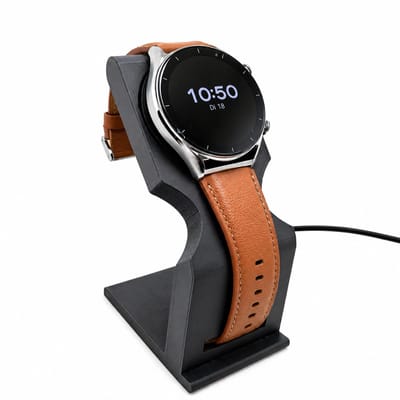 Smartwatch Oplaadstation - Geschikt voor Xiaomi® Watch S1 & S1 Active - Magnetische Oplader Houder - Charging Dock - Kabelmanagement Bureau Standaard - Nachtkastje Organizer - Zwart