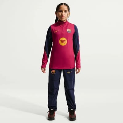 Nike FC Barcelona Strike Trainingstop - Noble/Red/Blackened blue - Maat S (128-137) - Kids
