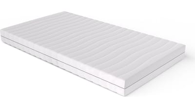 Toros Bedden Matras 70x190 - 20cm Hybrid Koudschuim Medium - Bamboe Tijk - Anti Allergisch & Wasbaar - Orthopedisch Comfort