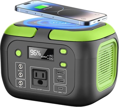 Draagbare krachtcentrale 200 W met zonne-generator en 42000 mAh powerbank - Ideaal voor camping en noodsituaties