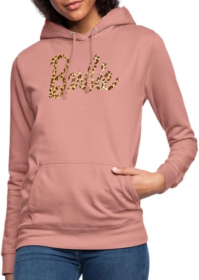 Barbie Leo Print Logo Hoodie Dames