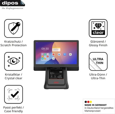 dipos – 2x Beschermfolie geschikt voor IMIN D3 15.6 Zoll | Krasbestendige & heldere Screenprotector Ultra-Thin