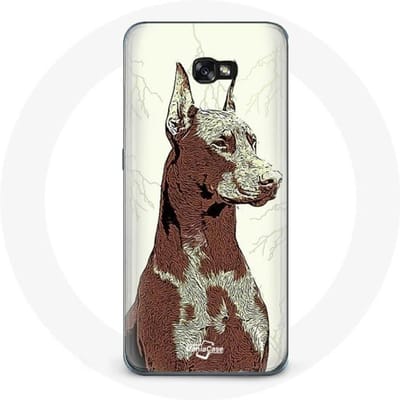 Coque pour Samsung Galaxy A8 2016 Doberman Race de chiens