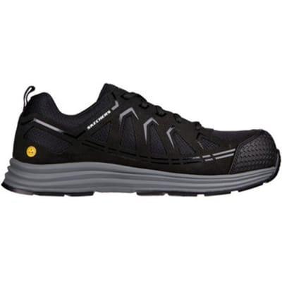 Skechers werkschoenen veiligheidsschoen MALAD II heren 200127EC BLK zwart