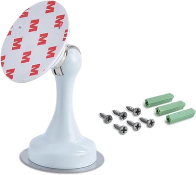 Magnetische Deurstopper - Deurhouder Deurvanger - Deuren Open Houden - Krachtige Magneet - 100 x 56 mm - Wit