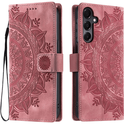 Comfycase Samsung Galaxy S25 FE Mandala Bookcase Roze