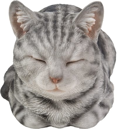 Dromende kat 17x19x34cm - Tuinbeeld - Dierenbeeld