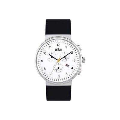 Braun - BN0035WHBKG - Polshorloge - Heren - Kwarts - Chronograaf - Classic