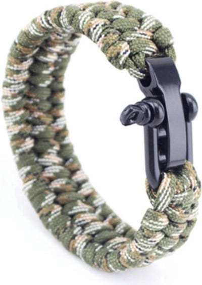 Paracord Survival Armband I Paracord Survival Armband I Extra Sterk I Camouflage