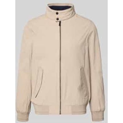 regular fit blouson met opstaande kraag