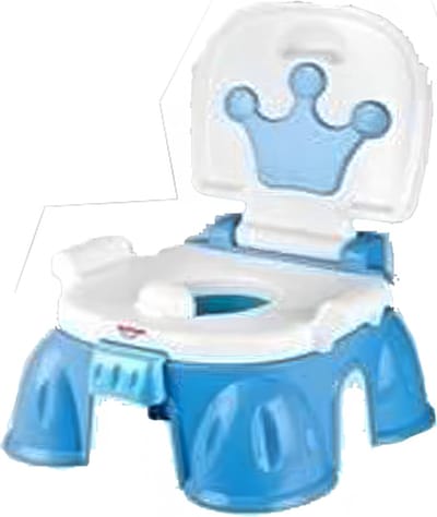 HUANGER KROONTOILET MET MIZIEK, BLAUW