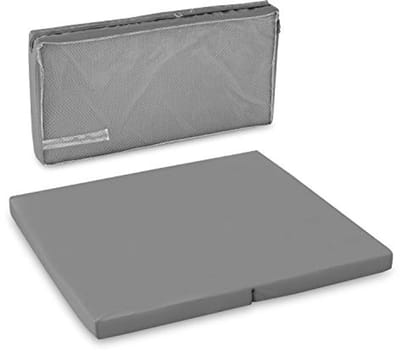 Comfortabel Opvouwbaar Matras 90 x 90 cm voor Campingbedje en Speelbox - Ademend en Wasbaar
