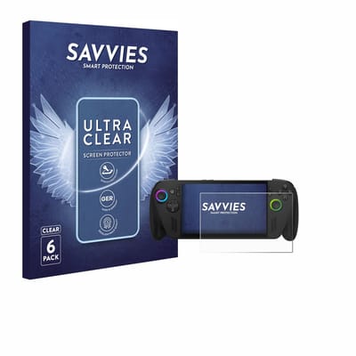 Savvies - Screenprotector voor ASUS ROG Ally X 2025 - Folie Beschermfolie transparant 6 Stuks