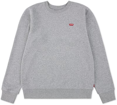 Levi´s ® Kids Mini Logo Crewneck Sweatshirt Grijs 16 Years Jongens