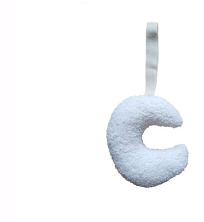 Speendoekje - speenknuffel - Teddy - Kraamcadeau - Baby - Maan - Wit