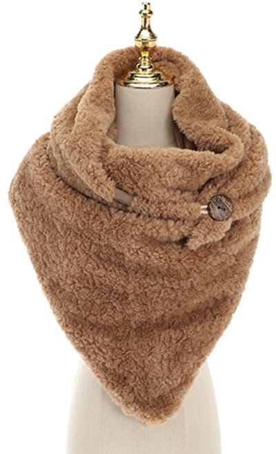I'm Dutch - Petzen - Omslagdoek - Sjaal - Vachtsjaal - Winter - Camel