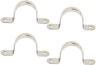 Dailygoods- Pijp Klem 150mm - 4 Stuks - U Vormige Pijp Clips - Roestvrij Staal - Stevige Structuur - Duurzaam en Betrouwbaar - Buisclip