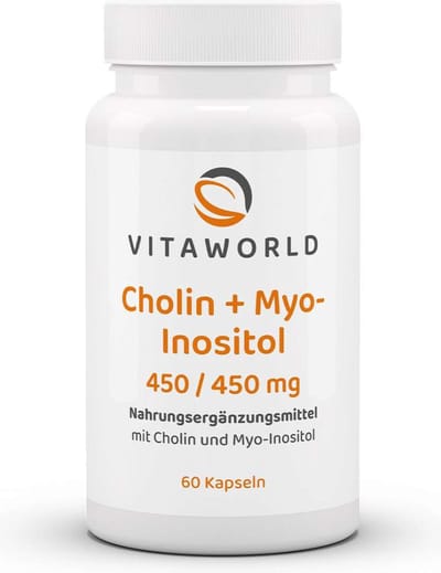 Vitaworld choline + myo-inositol 450/450mg 60 capsules
