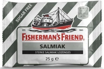 Fisherman's Friend Salmiak suikervrij 25 Gram