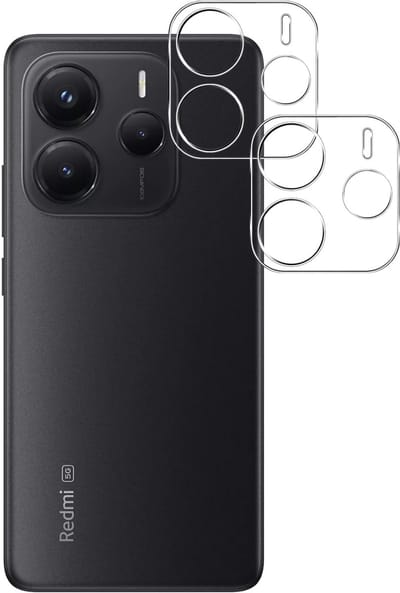 Camera Protector voor Xiaomi Redmi Note 14 5G - 2 stuks van glas Transparante glazen