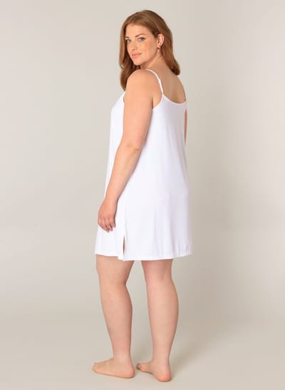 BASE LEVEL CURVY Yanira Jurk - White - maat 2(50)