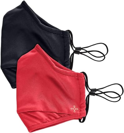 2-Pack Herbruikbare Comfortabele Gezichtsmaskers met Verstelbare Bandjes