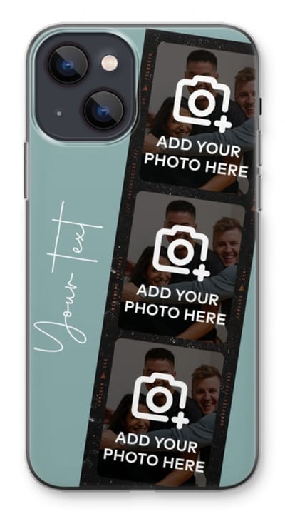 Gepersonaliseerd - Case Company® - Hoesje geschikt voor iPhone 13 mini hoesje - Filmrol N°1 - Soft Cover Telefoonhoesje - Bescherming aan alle Kanten en Schermrand