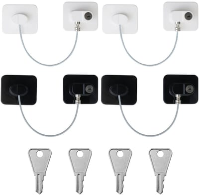 Dailygoods- Raambeveiliging Set - Kinderslot - Kastbeveiliging voor Kinderen - Koelkastslot - Duurzaam - Eenvoudige Montage