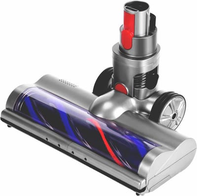 PromoHome Borstel voor Dyson V7 V8 V10 V11 V15 Stofzuiger - Elektrische Directe Aandrijving - 4 LED-Lampen - Harde Vloeren en Laagpolig Tapijt