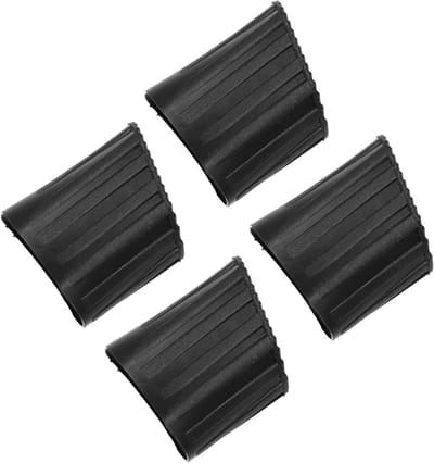 Laddervoet Beschermhoezen - Ladderpads Rubber - Ladder Stabiliseren - Verdikt Antislip Ontwerp - 5.00X4.30X2.70CM - Zwart