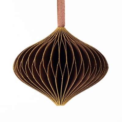 Papieren honeycomb hanger bruin