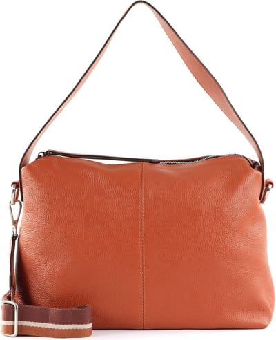 GIANNI CHIARINI Leren Schoudertas Giorgia Shoulderbag Ginger Terracotta