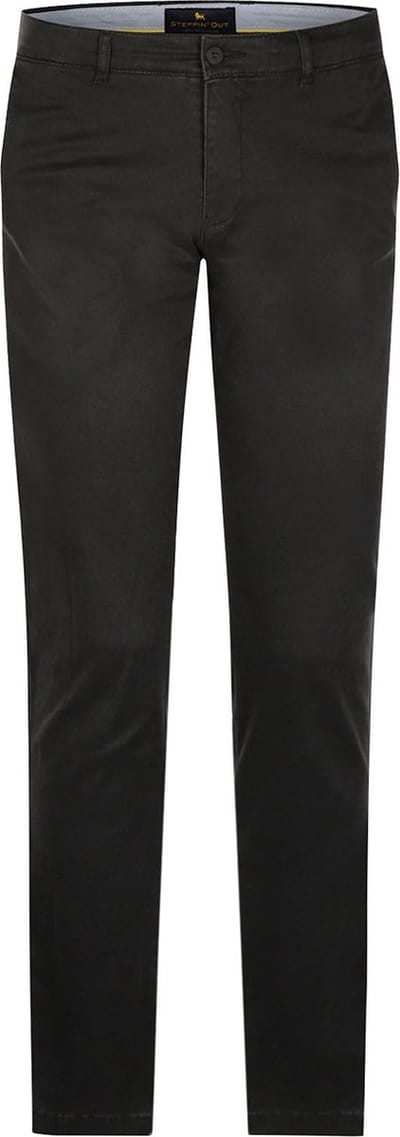 Steppin' Out Chino broek Newbury Antraciet - Maat 52 - Heren - Mannen broeken