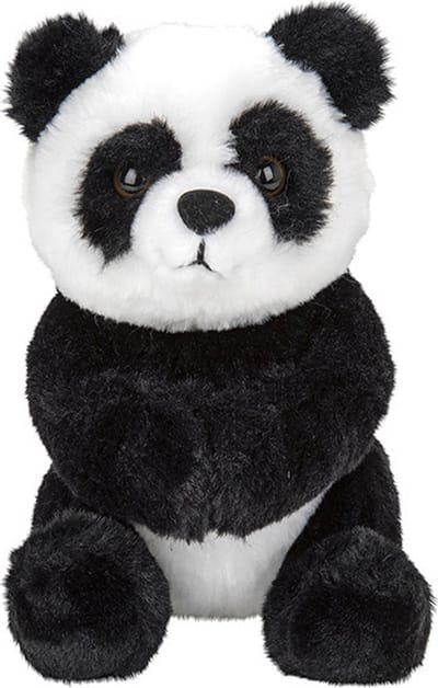 Nature Planet Pluche Pandabeer - knuffelbeer - 18 cm - beren knuffels - speelgoed