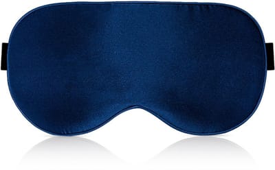 ApexArte® Oogmasker Slaap - Slaapmasker Vrouwen & Mannen - Extra Zacht - Blauw
