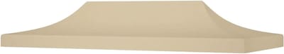 Partytentdak - Luifel - Buitenfeesten - Weerbestendige coating - 6 x 3 m - Beige